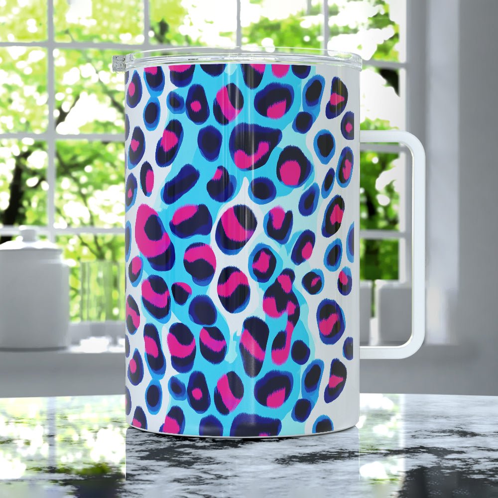 Cheetah Print Insulated Travel Mug - Loftipop
