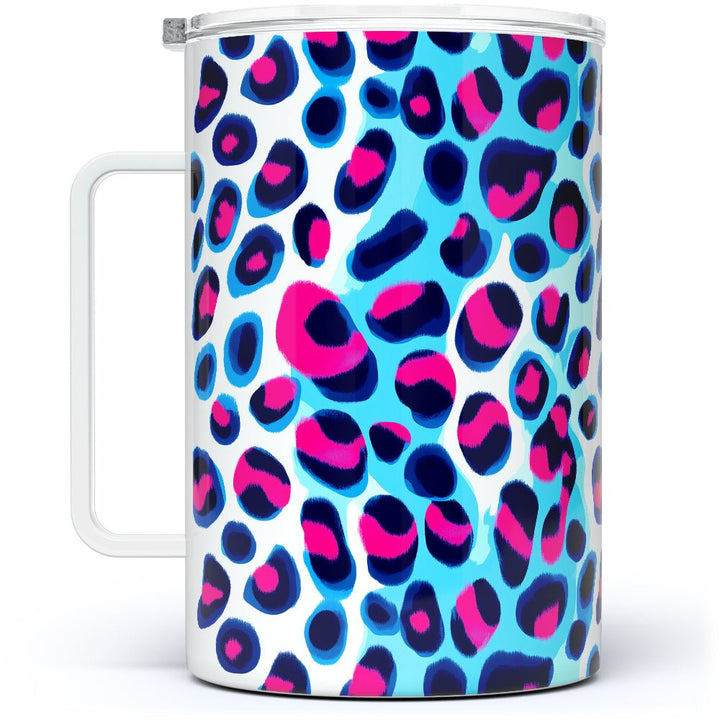 Cheetah Print Insulated Travel Mug - Loftipop