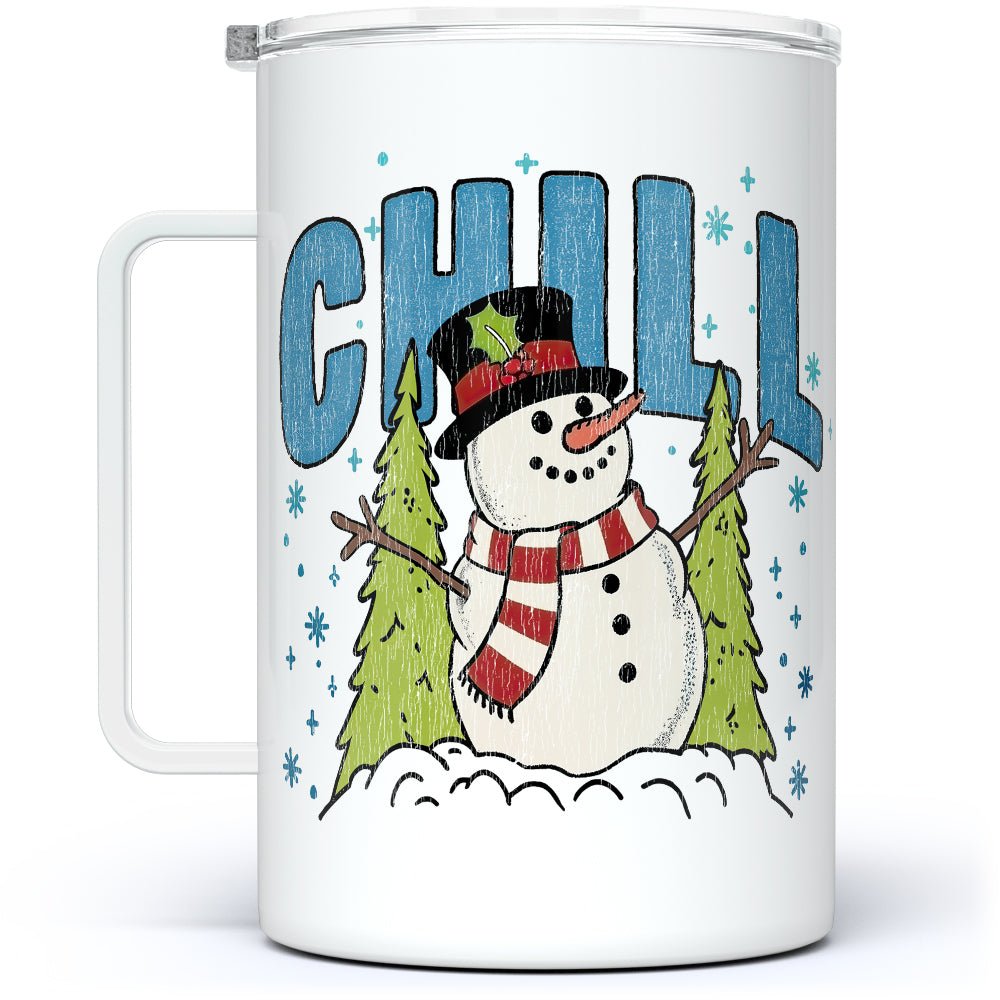 Chill Snowman Insulated Travel Mug - Loftipop
