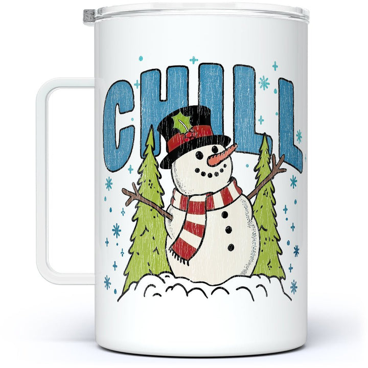 Chill Snowman Insulated Travel Mug - Loftipop
