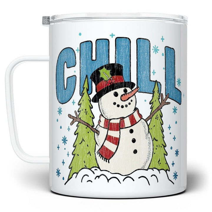 Chill Snowman Insulated Travel Mug - Loftipop
