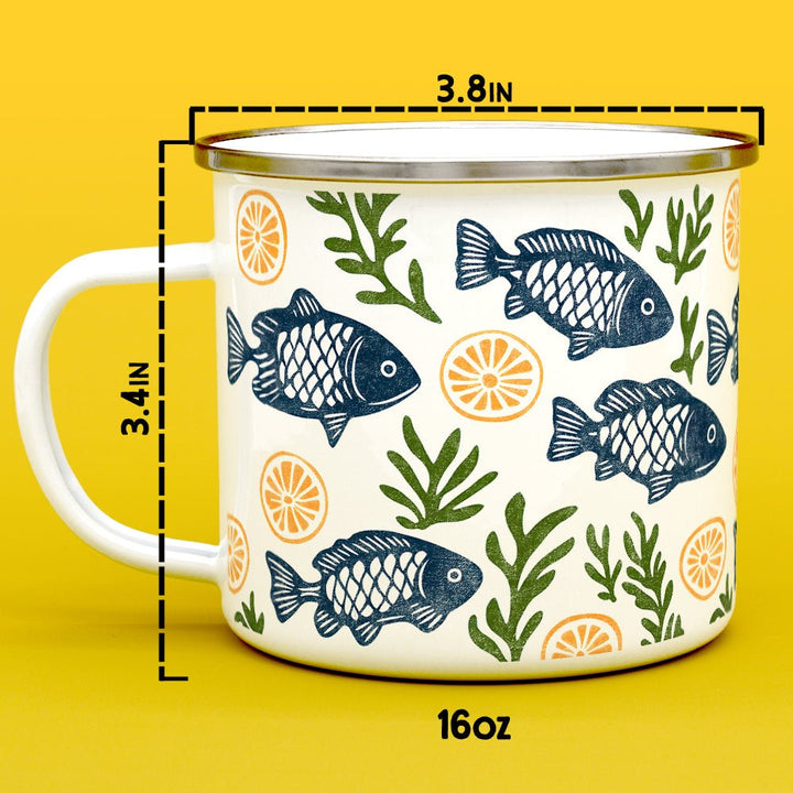 Coastal Fish Camp Mug - Loftipop