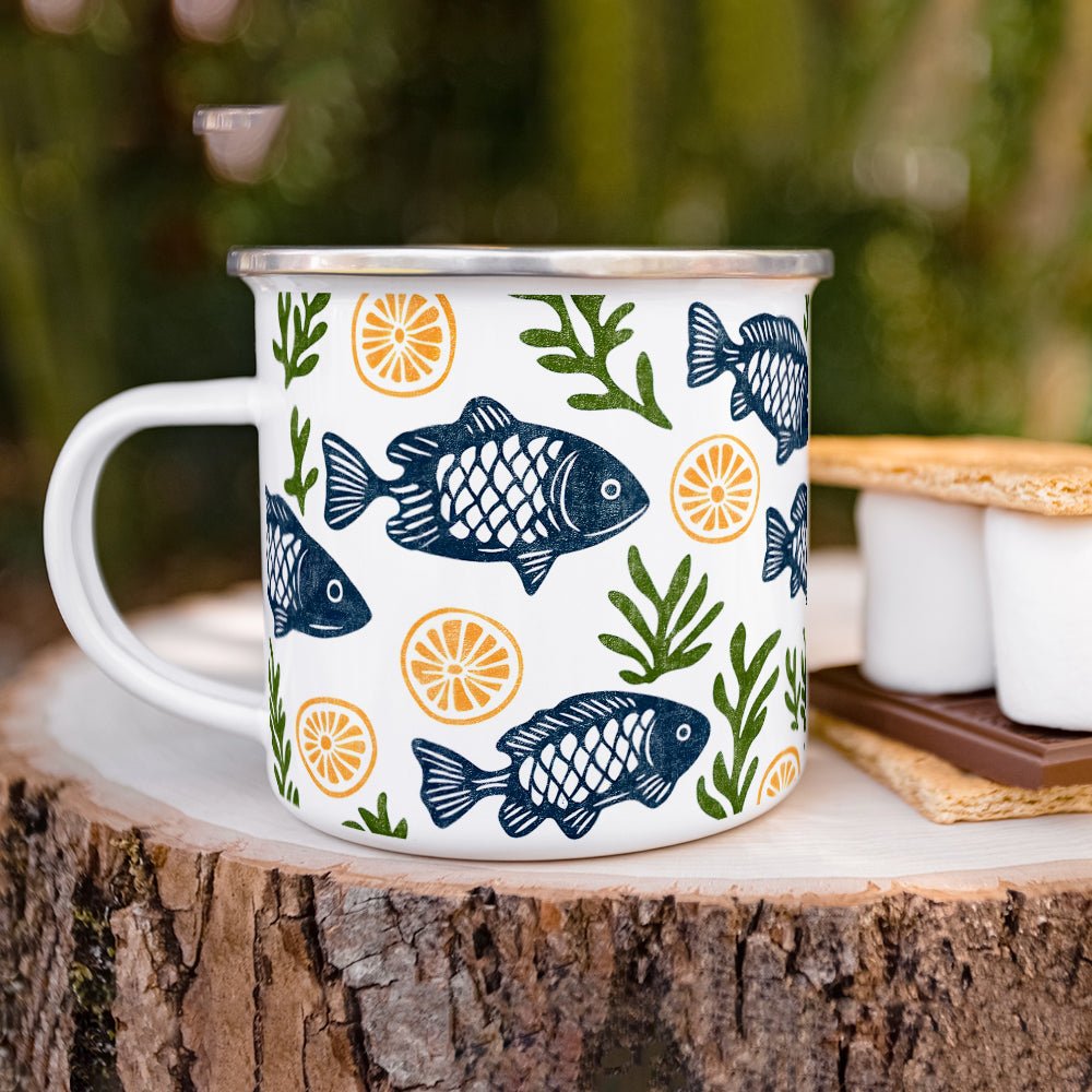 Coastal Fish Camp Mug - Loftipop