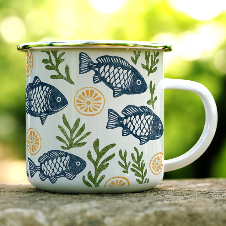 Coastal Fish Camp Mug - Loftipop