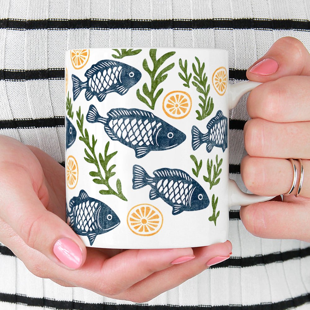 Coastal Fish Mug - Loftipop