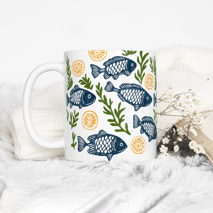 Coastal Fish Mug - Loftipop