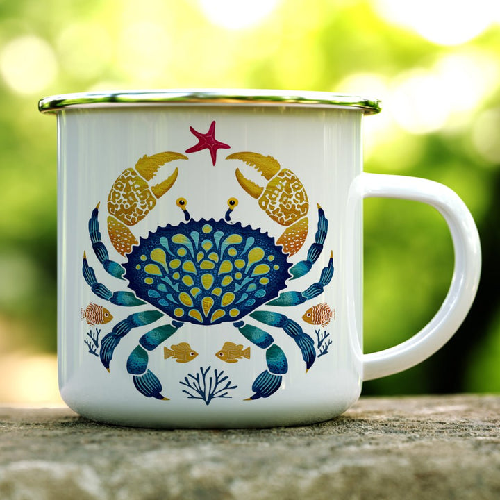 Coastal Ocean Crab Camp Mug - Loftipop
