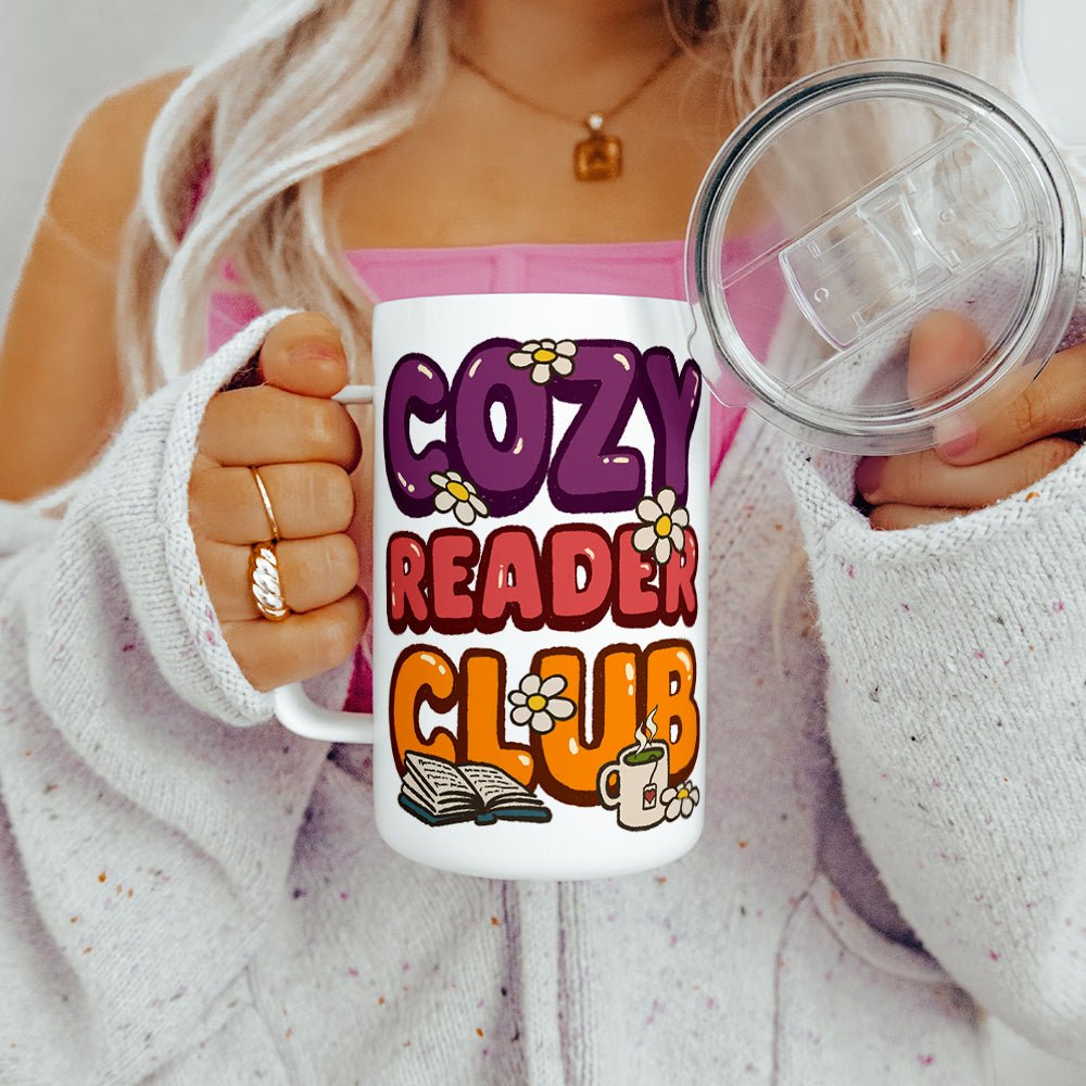 Cozy Reader Club Insulated Travel Mug - Loftipop