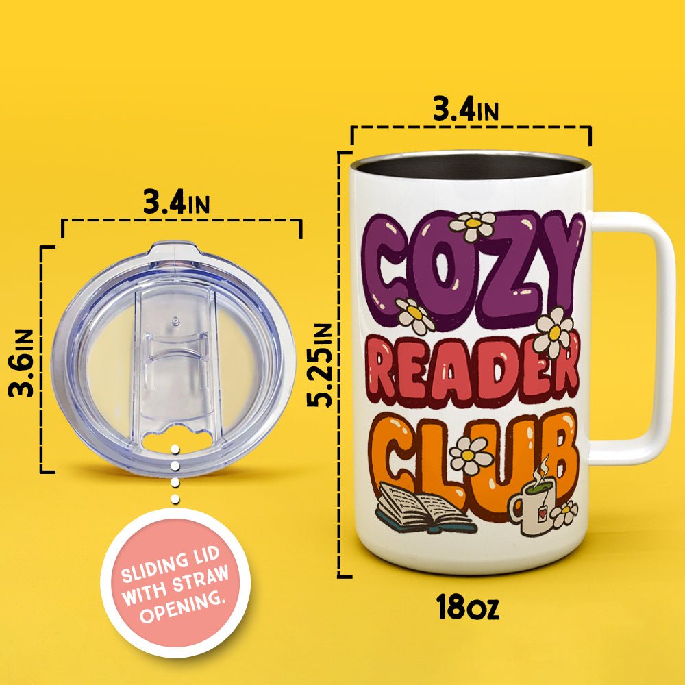 Cozy Reader Club Insulated Travel Mug - Loftipop