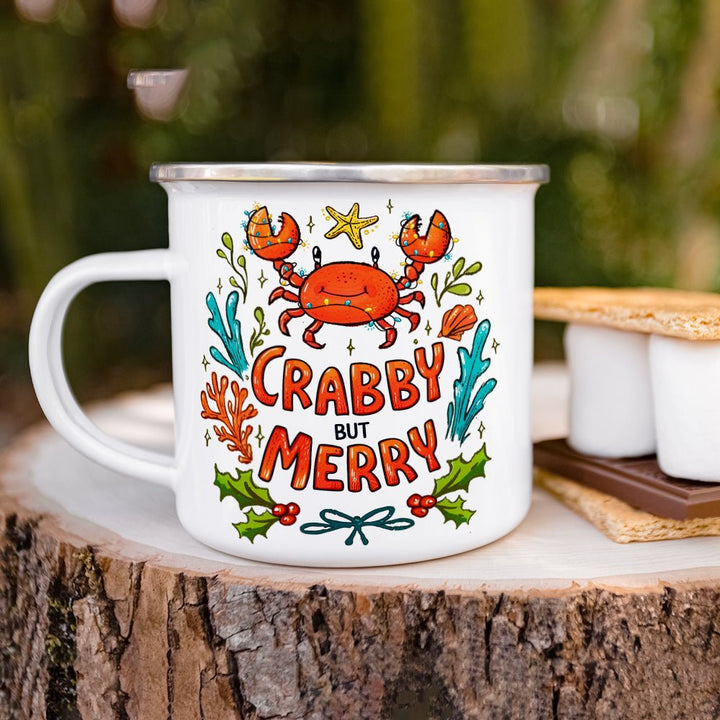 Crabby But Merry Camp Mug - Loftipop