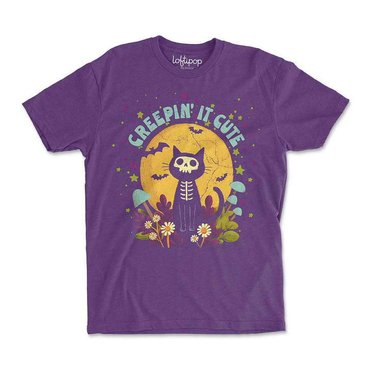 Creepin' It Cute Crewneck Tshirt - Loftipop