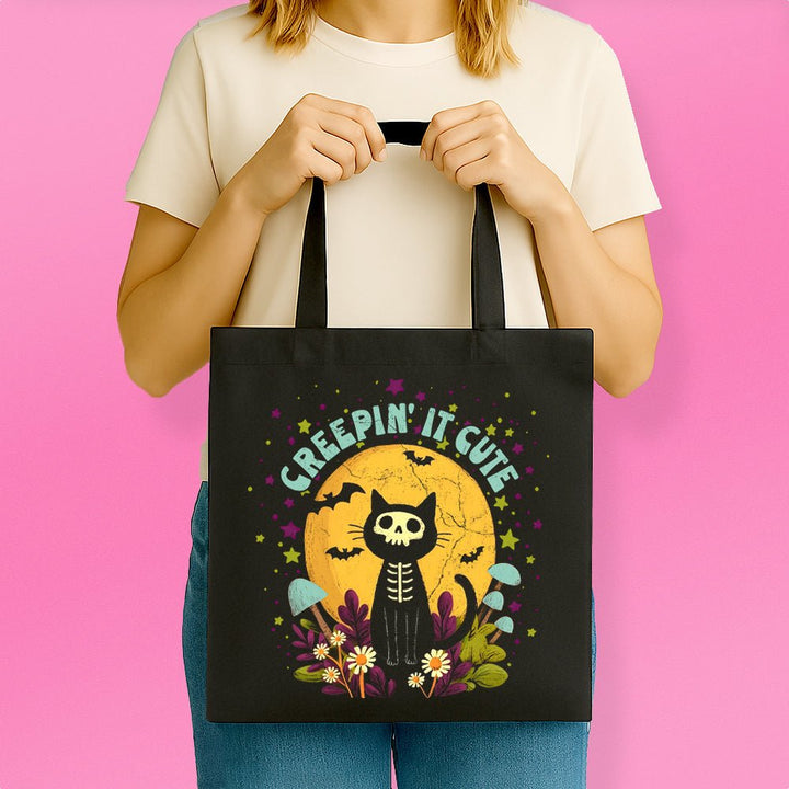 Creepin' It Cute Tote Bag - Loftipop