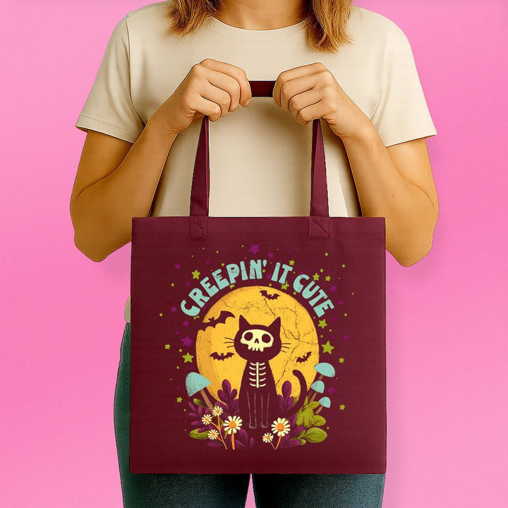Creepin' It Cute Tote Bag - Loftipop