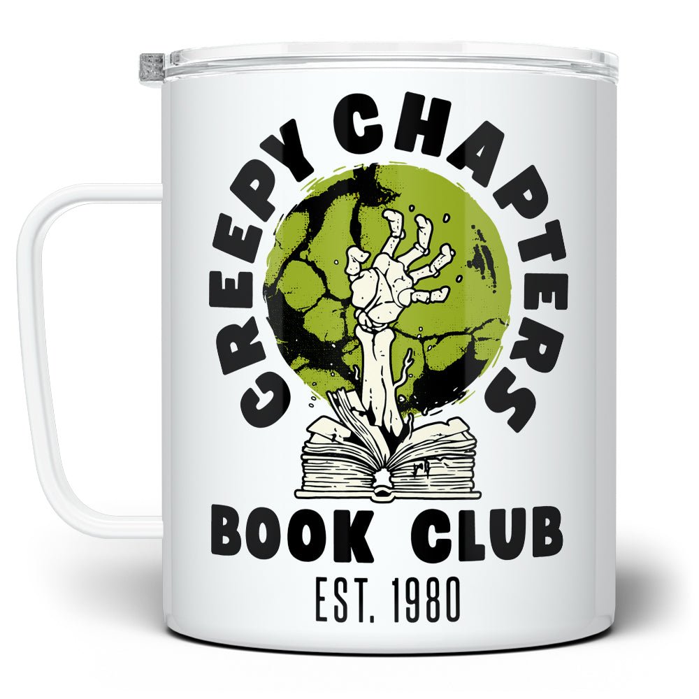 Creepy Chapters Book Club Insulated Travel Mug - Loftipop