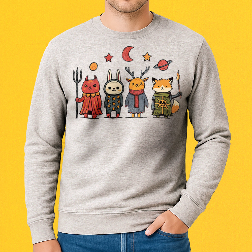 Occult Vintage Animals Crewneck Sweatshirt