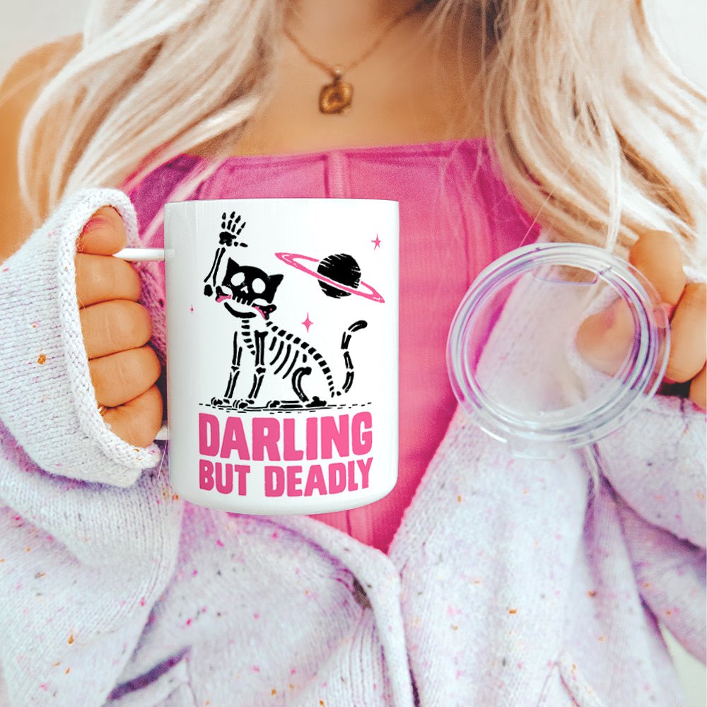 Darling But Deadly Insulated Travel Mug - Loftipop