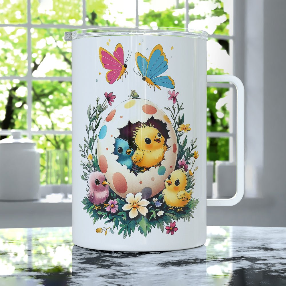 Easter Chicks Insulated Travel Mug - Loftipop