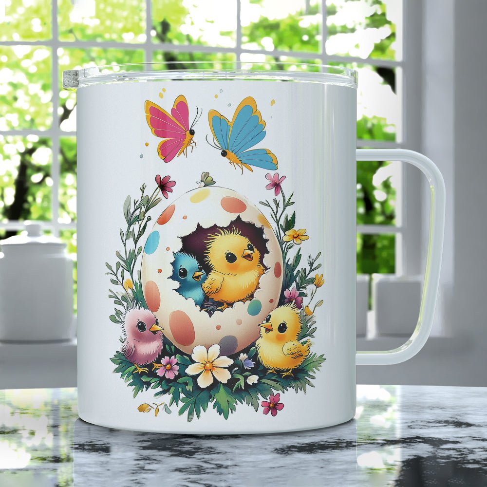 Easter Chicks Insulated Travel Mug - Loftipop