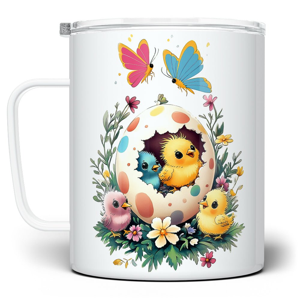 Easter Chicks Insulated Travel Mug - Loftipop