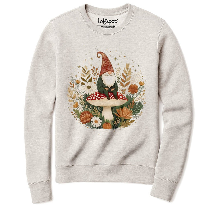 Fall Gnome Crewneck Sweatshirt - Loftipop