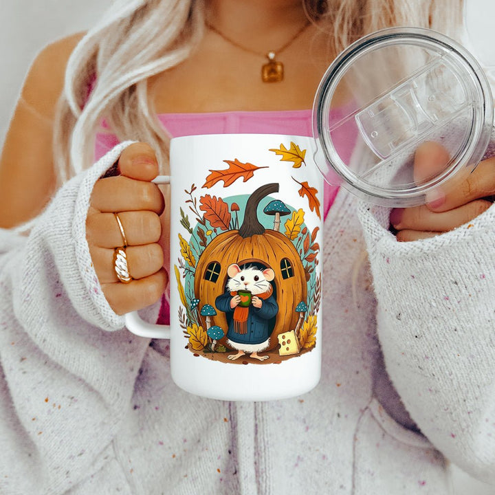 Fall Mouse Insulated Travel Mug - Loftipop