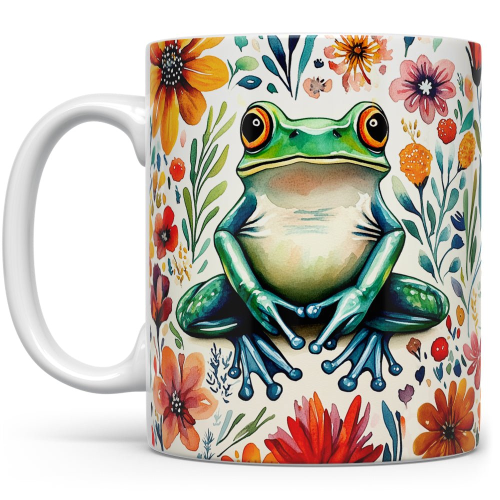 Floral Frog Mug - Loftipop
