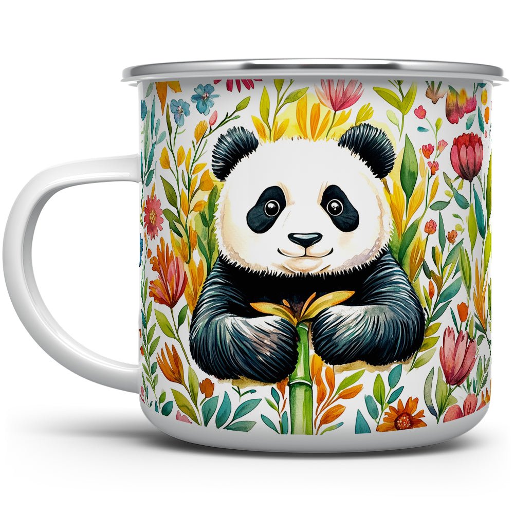 Floral Panda Camp Mug - Loftipop