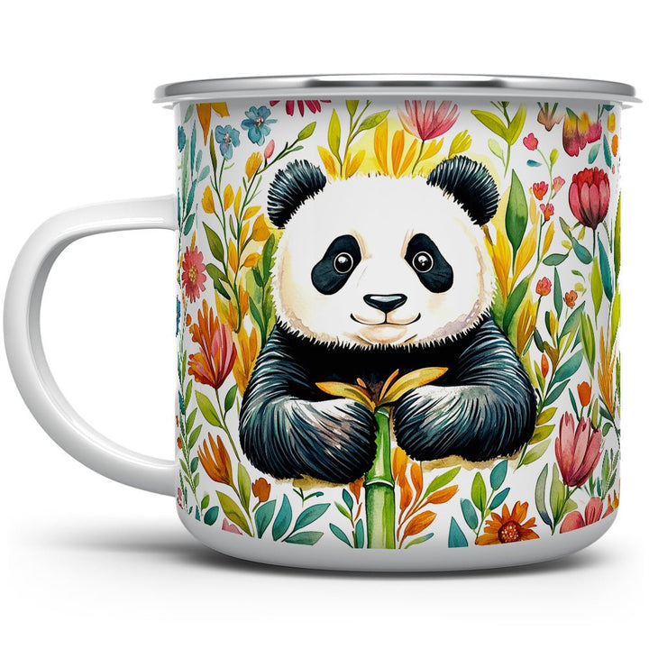 Floral Panda Camp Mug - Loftipop