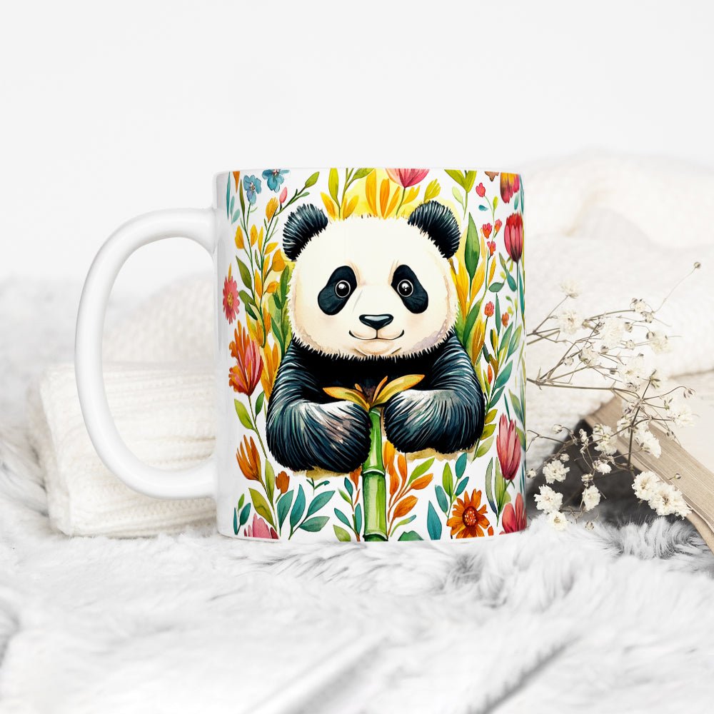 Floral Panda Mug - Loftipop