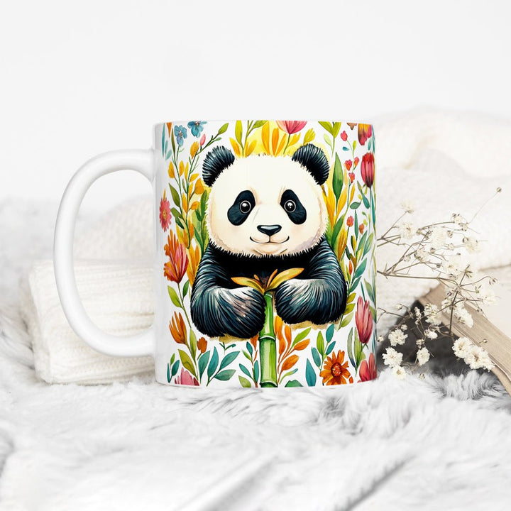 Floral Panda Mug - Loftipop