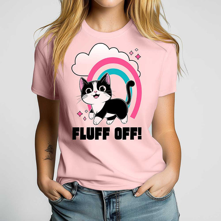 Fluff Off Crewneck Tshirt - Loftipop