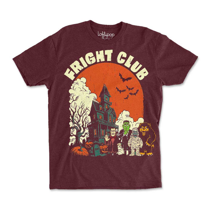 Fright Club Crewneck T-Shirt - Loftipop
