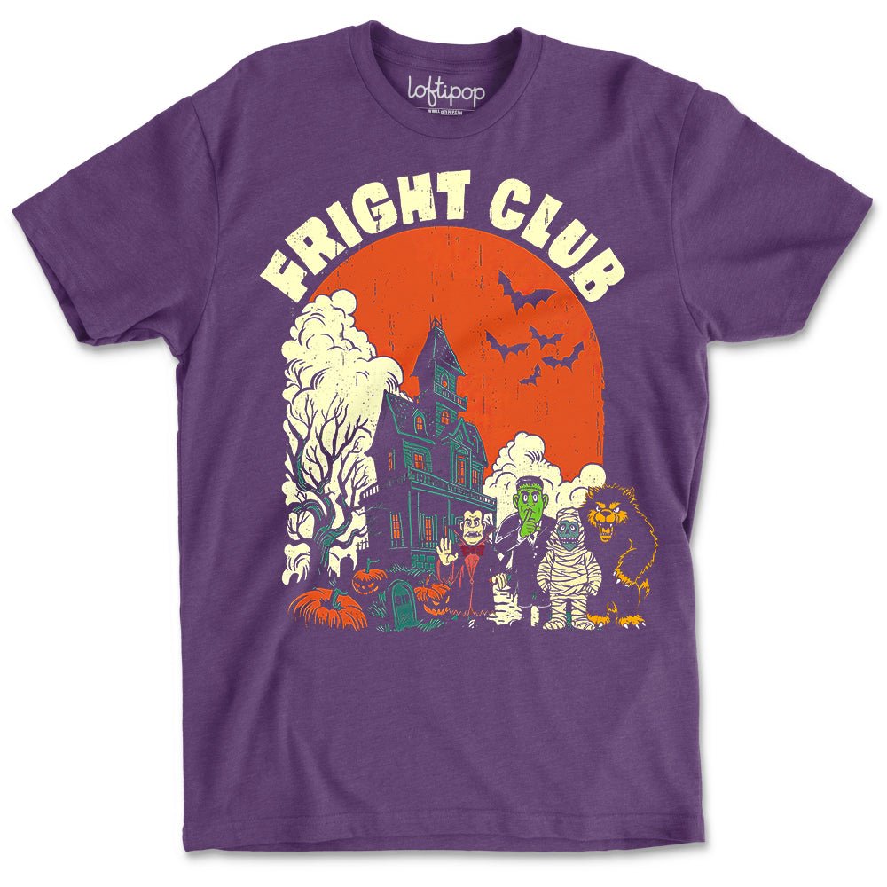 Fright Club Crewneck T-Shirt - Loftipop