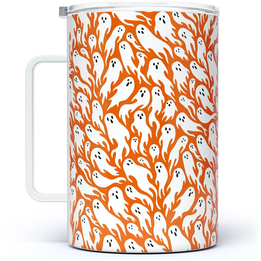 Ghost Pattern Insulated Travel Mug - Loftipop
