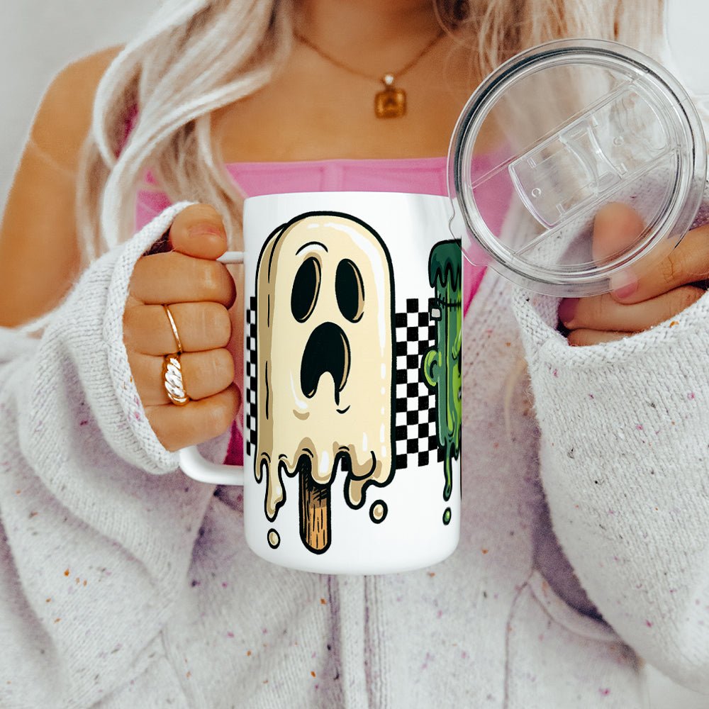 Halloween Popsicles Insulated Travel Mug - Loftipop