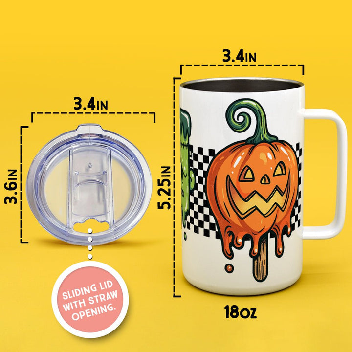Halloween Popsicles Insulated Travel Mug - Loftipop