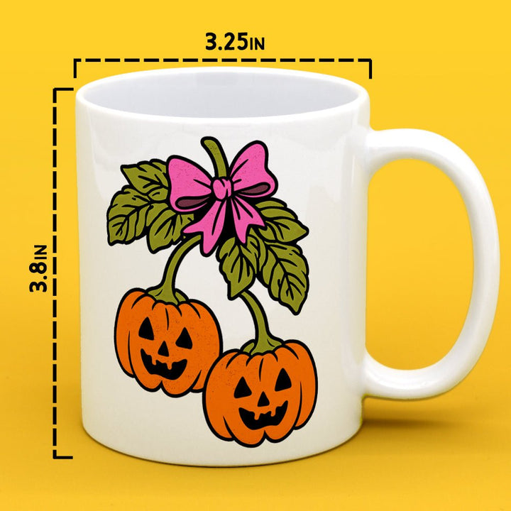 Halloween Pumpkin Cherries Mug - Loftipop
