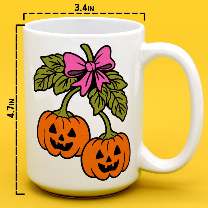 Halloween Pumpkin Cherries Mug - Loftipop