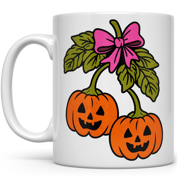 Halloween Pumpkin Cherries Mug - Loftipop