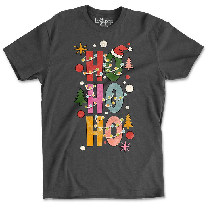 HO HO HO Crewneck T-Shirt - Loftipop