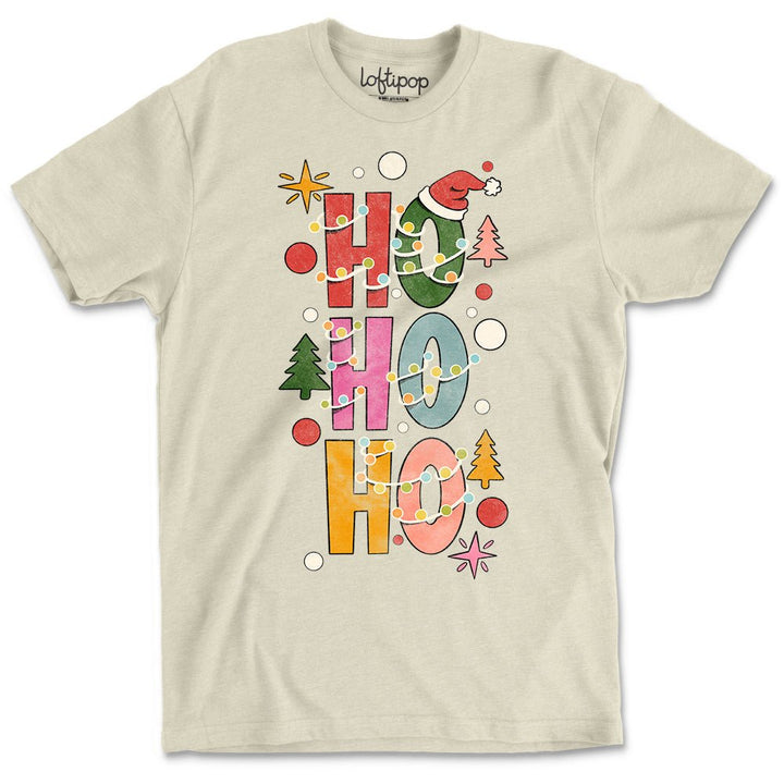 HO HO HO Crewneck T-Shirt - Loftipop