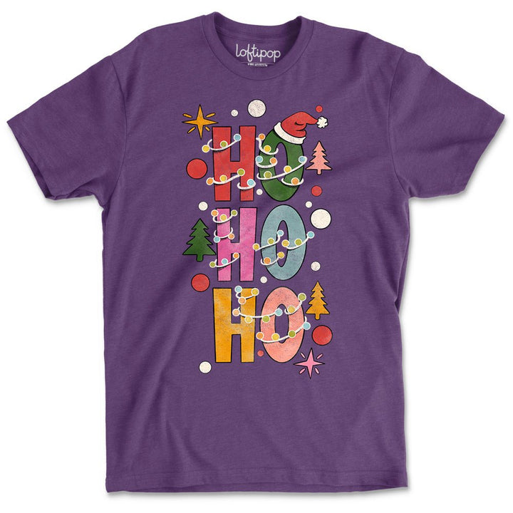 HO HO HO Crewneck T-Shirt - Loftipop