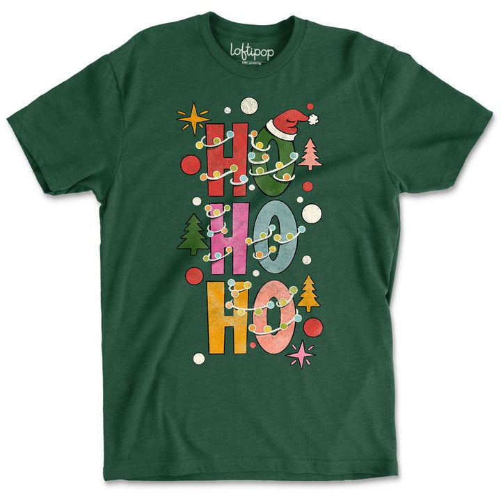 HO HO HO Crewneck T-Shirt - Loftipop