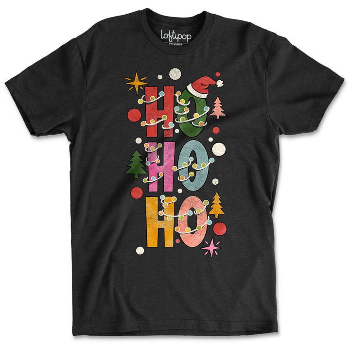 HO HO HO Crewneck T-Shirt - Loftipop