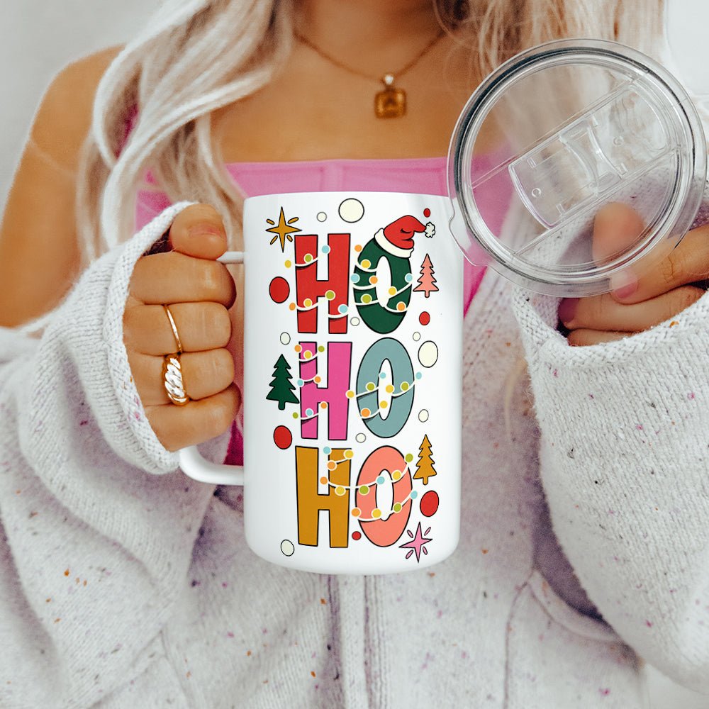 HO HO HO Insulated Travel Mug - Loftipop
