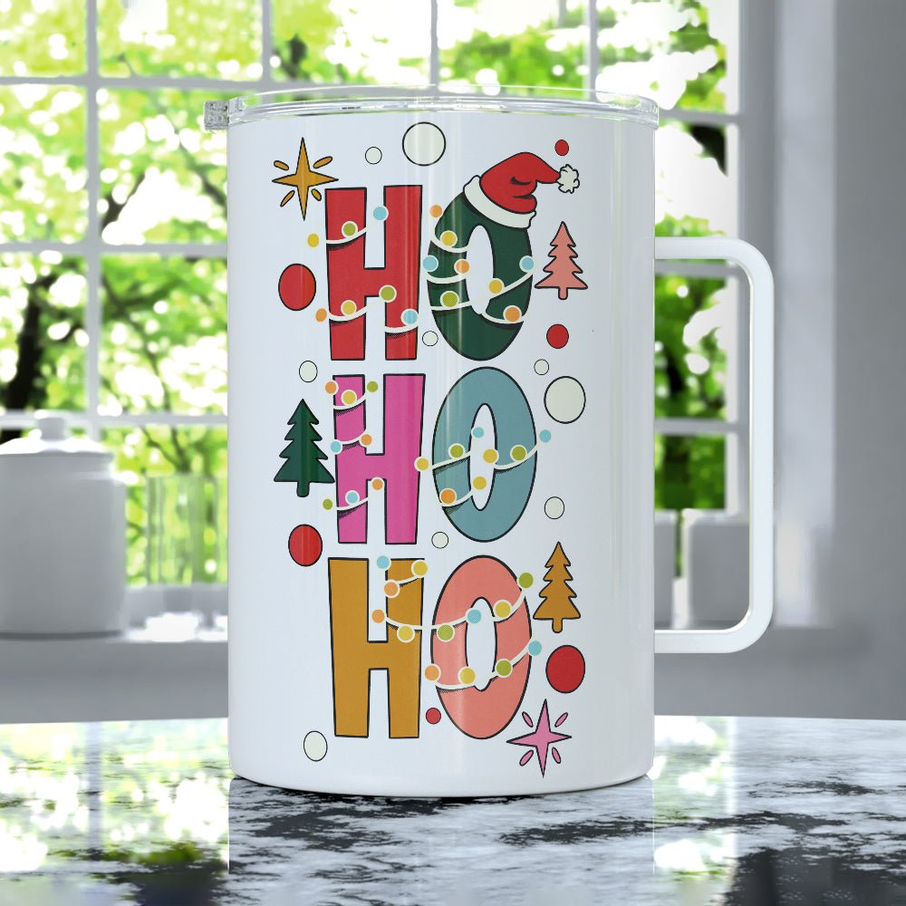 HO HO HO Insulated Travel Mug - Loftipop