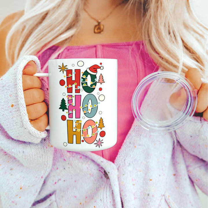 HO HO HO Insulated Travel Mug - Loftipop