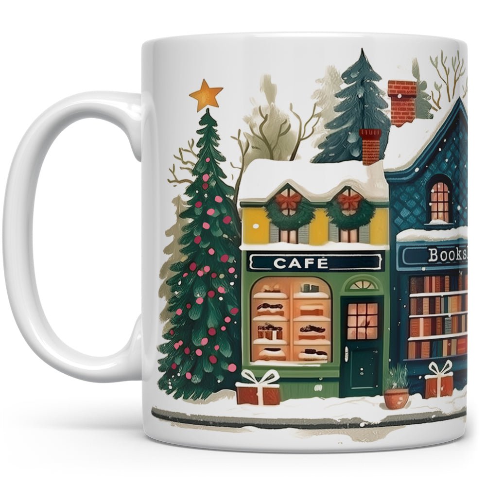 Holiday Storefront Shops Mug - Loftipop