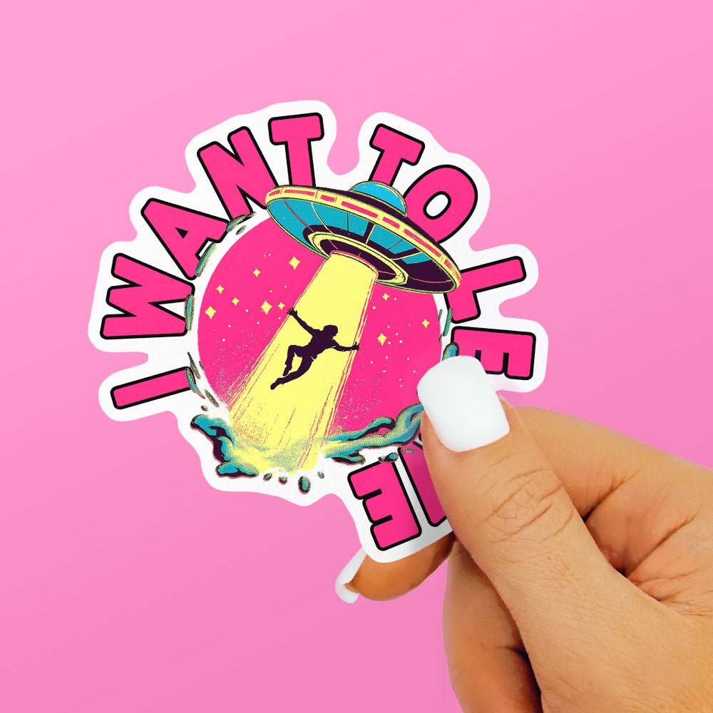 I Want To Leave Sticker - Loftipop