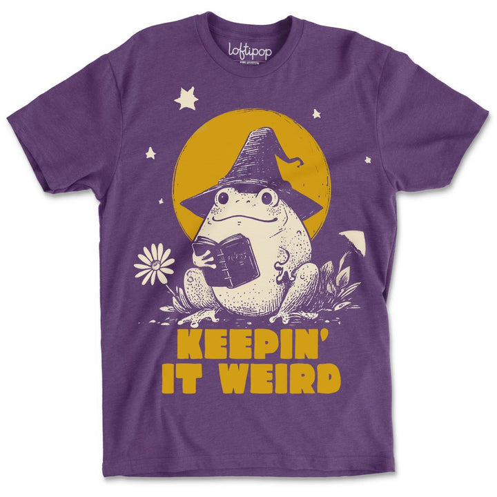 Keepin It Weird Crewneck Tshirt - Loftipop